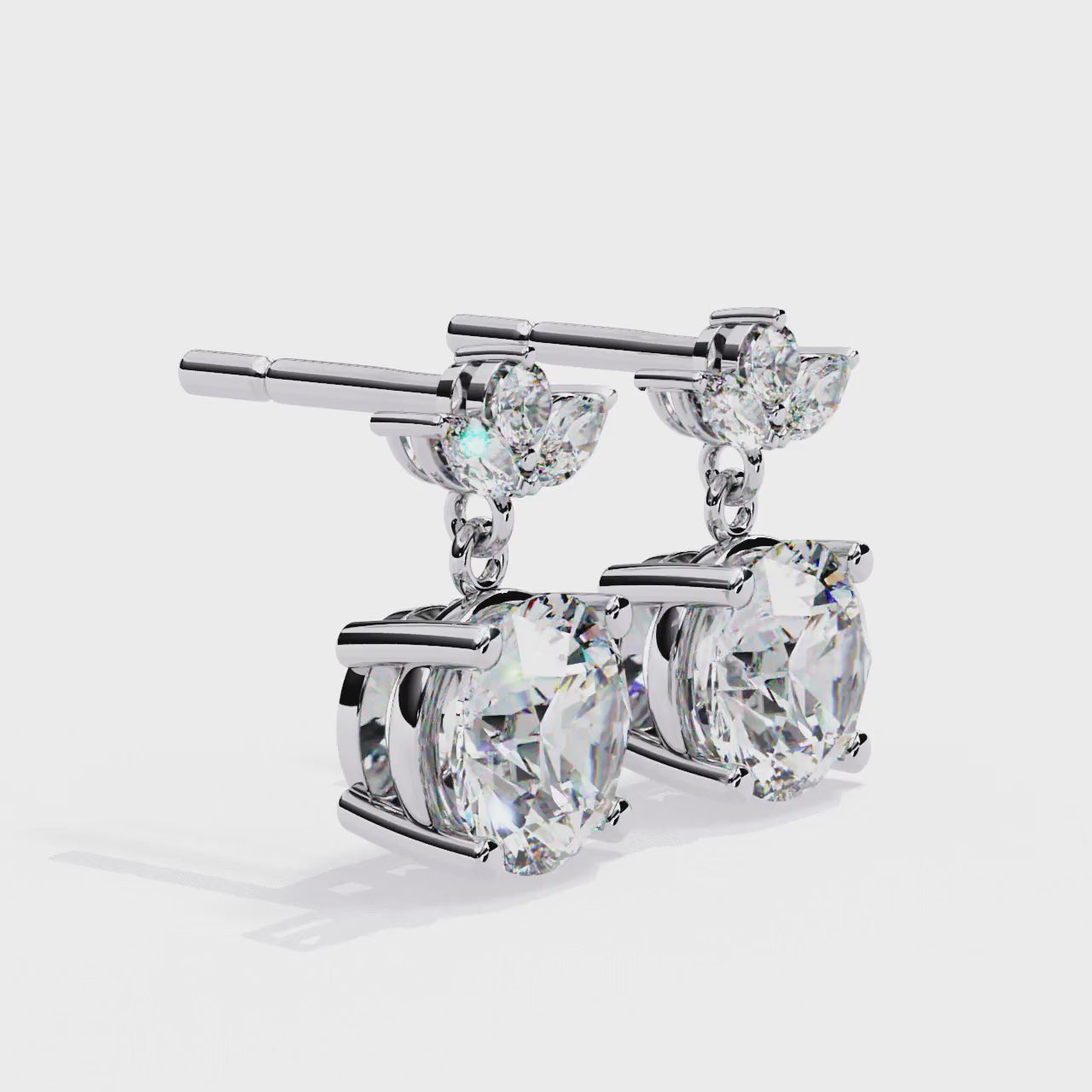 The Lasica Round Marquise Dangle & Drop Earrings