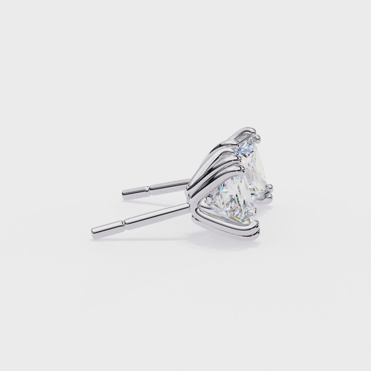 The Patricia Princess Double Claw Prong Stud Earrings