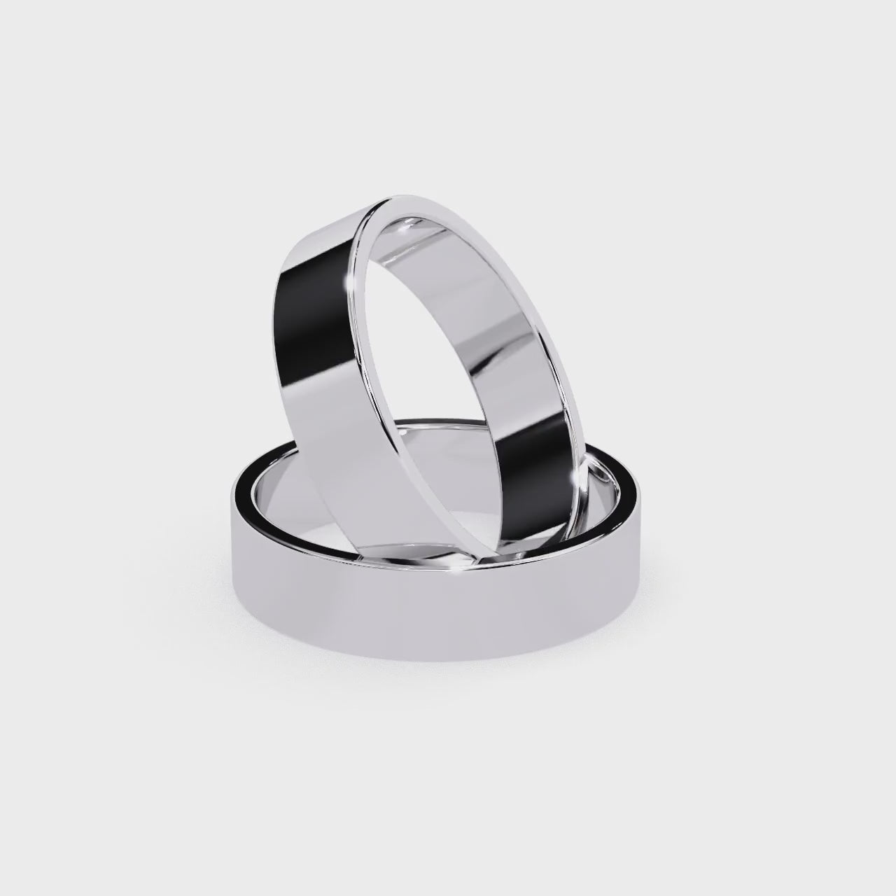 The James Minimalist Wedding Band