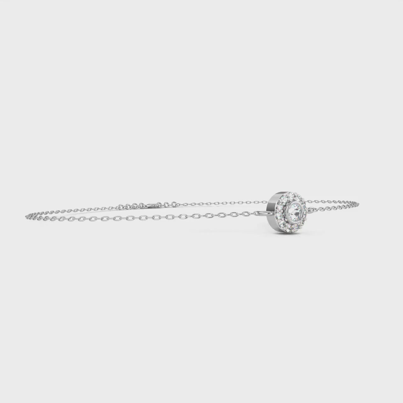 The Heike Round Diamond Loose Bracelet