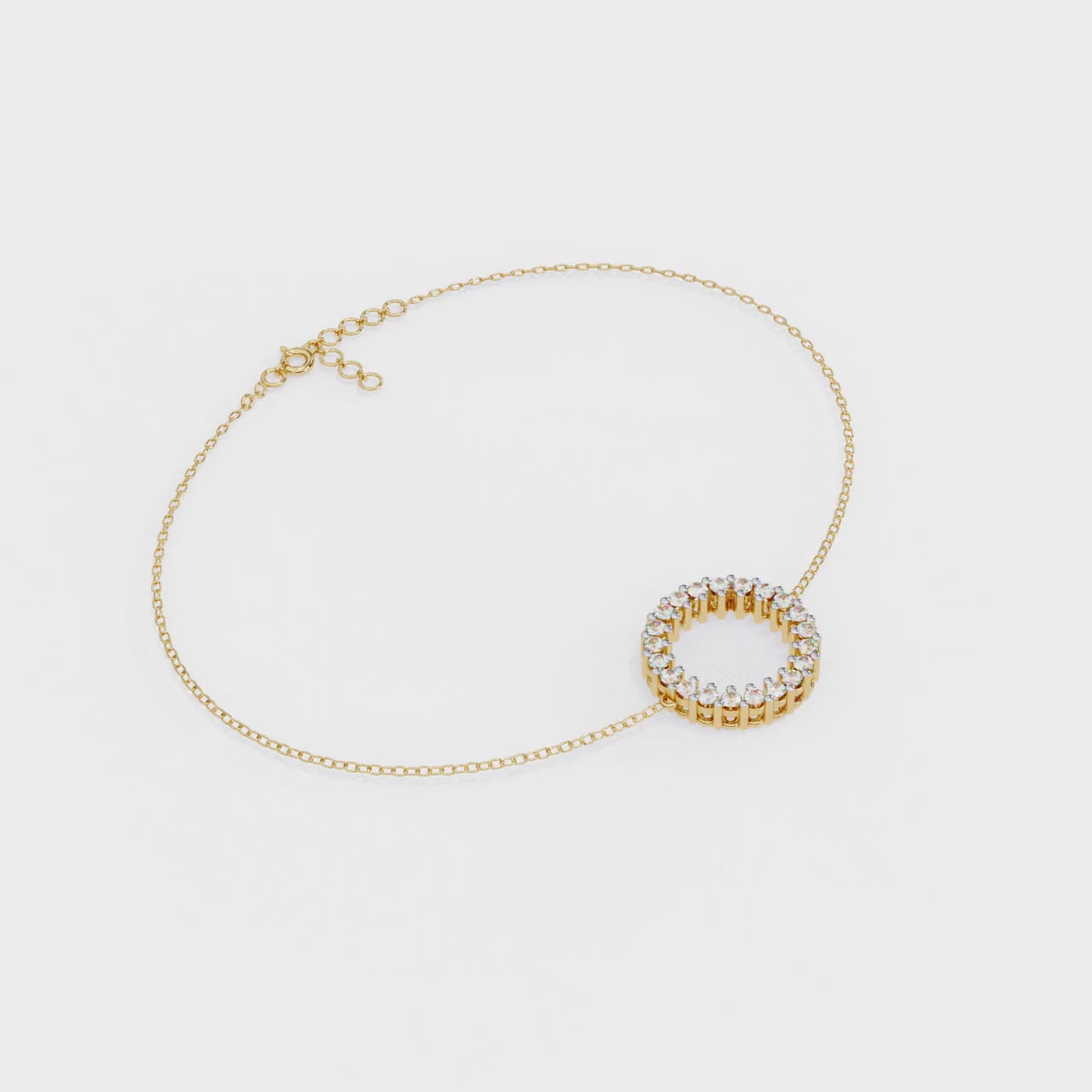 The Pamela Circle Diamond Bracelet